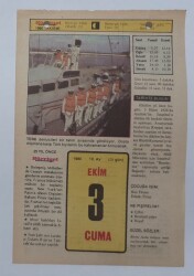 3 Ekim 1980 Takvim Yaprağı - Doğum Günü Hediyesi EFM(N)7069 - Gökçekoleksiyon