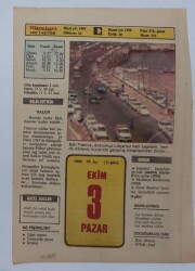 3 Ekim 1982 Takvim Yaprağı - Doğum Günü Hediyesi EFM(N)7260 - Gökçekoleksiyon