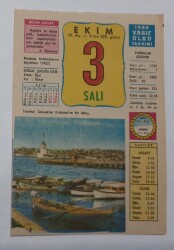 3 Ekim 1989 Takvim Yaprağı - Doğum Günü Hediyesi EFM(N)6589 - Gökçekoleksiyon