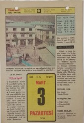 3 Mart 1980 Takvim Yaprağı - Doğum Günü Hediyesi EFM(N)7641 - Gökçekoleksiyon