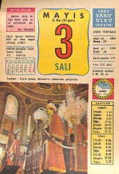 3 Mayıs 1983 Takvim Yaprağı - Doğum Günü Hediyesi EFMN15129 - Gökçekoleksiyon