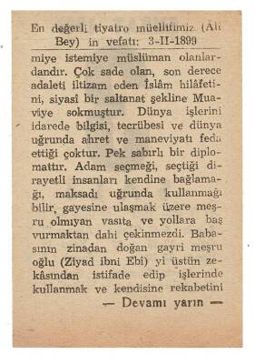 3 Şubat 1948 Takvim Yaprağı EFM923 - 4