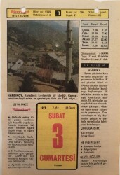 3 Şubat 1979 Takvim Yaprağı - Doğum Günü Hediyesi EFM(N)7607 - Gökçekoleksiyon