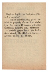3 Temmuz 1948 Takvim Yaprağı EFM875 - 2