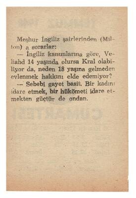 3 Temmuz 1948 Takvim Yaprağı EFM875 - 2