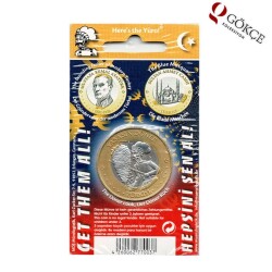 3 Yüro Yaşasın Döner 2004 Hatıra Para Madalya MVM759 - Gökçekoleksiyon