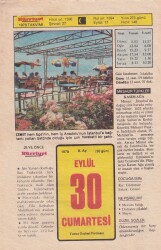 30 Eylül 1978 Takvim Yaprağı -Doğum Günü Hediyesi EFM(N)6282 - Gökçekoleksiyon