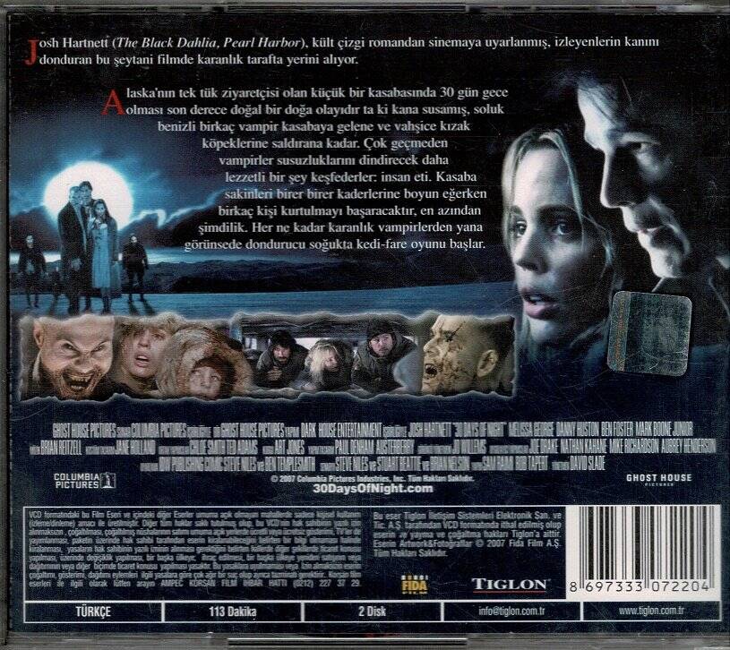 30 Gün Gece VCD Film VCD9868 - 2