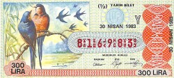 30 Nisan 1983 Piyango Bileti Yarım Bilet PYB6432 - Gökçekoleksiyon