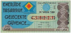 30 Nisan 1986 Piyango Bileti Çeyrek Bilet PYB3305 - Gökçekoleksiyon