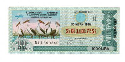 30 Nisan 1988 Beşte Bir Bilet PYB949 - 1