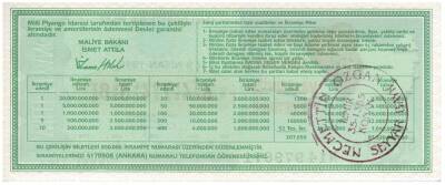 30 Nisan 1995 Çeyrek Bilet PYB2989 - 2