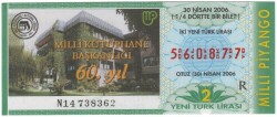 30 Nisan 2006 Çeyrek Bilet PYB3549 - Gökçekoleksiyon