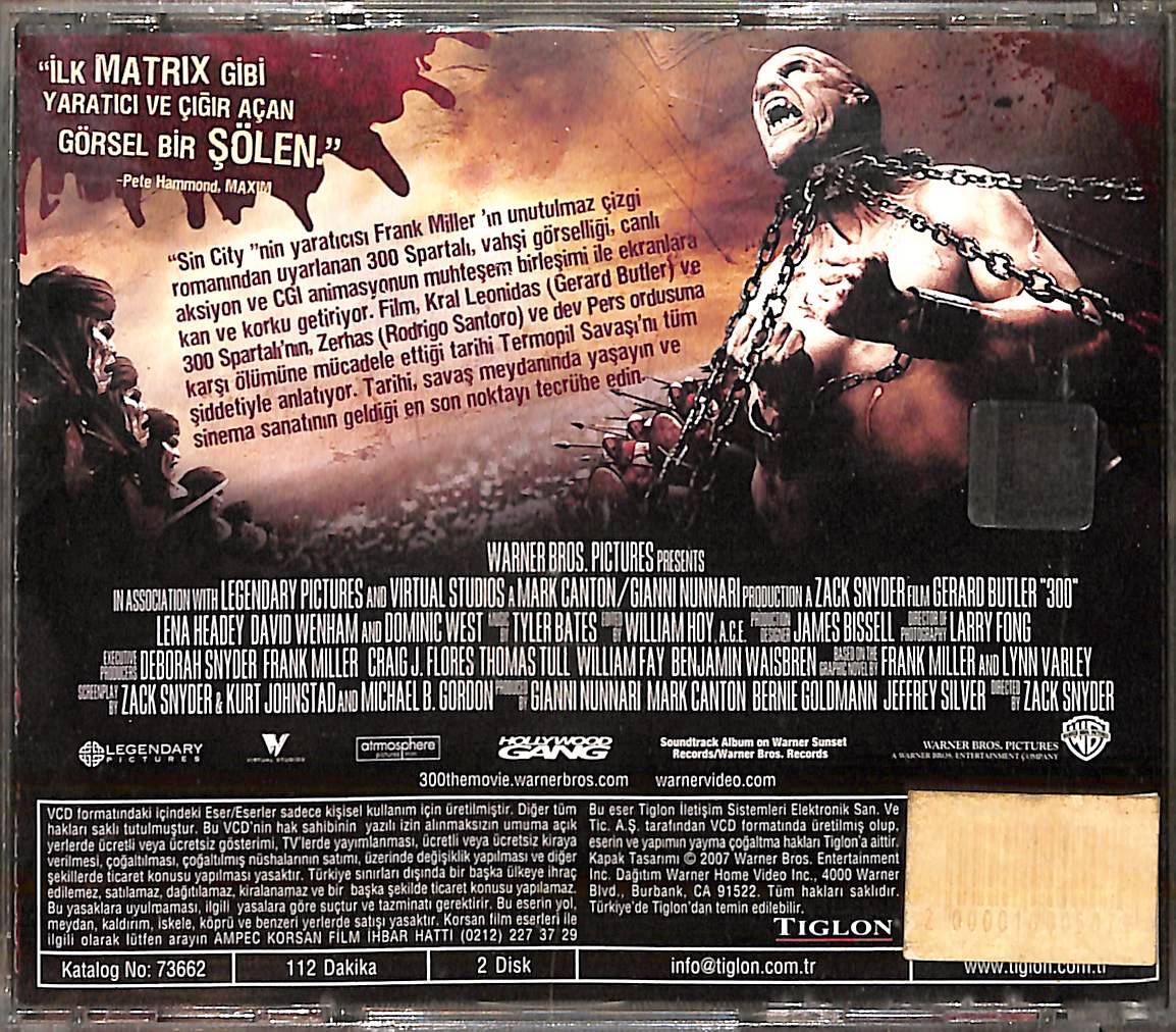 300 Spartalı (2006) Orijinal VCD Film VCD28344 - 2