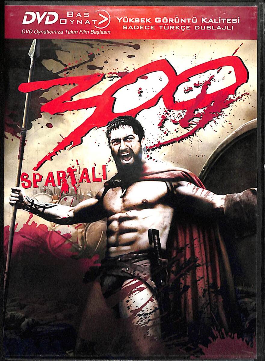 300 Spartalı – Orijinal DVD (İkinci El) * Gerard Butler, Lena Headey, David Wenham, Rodrigo Santoro – 2006 * DVD3005 - 1