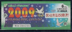 31 Aralık 2008 Çeyrek Bilet PYB2303 - Gökçekoleksiyon