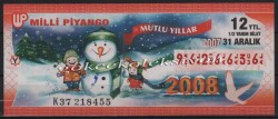 31 Aralık 2008 Yarım Bilet PYB2402 - Gökçekoleksiyon