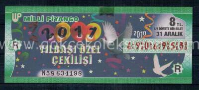 31 Aralık 2010 Çeyrek Bilet PYB1367 - 1