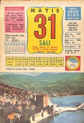 31 Mayıs 1983 Takvim Yaprağı - Doğum Günü Hediyesi EFMN15101 - Gökçekoleksiyon