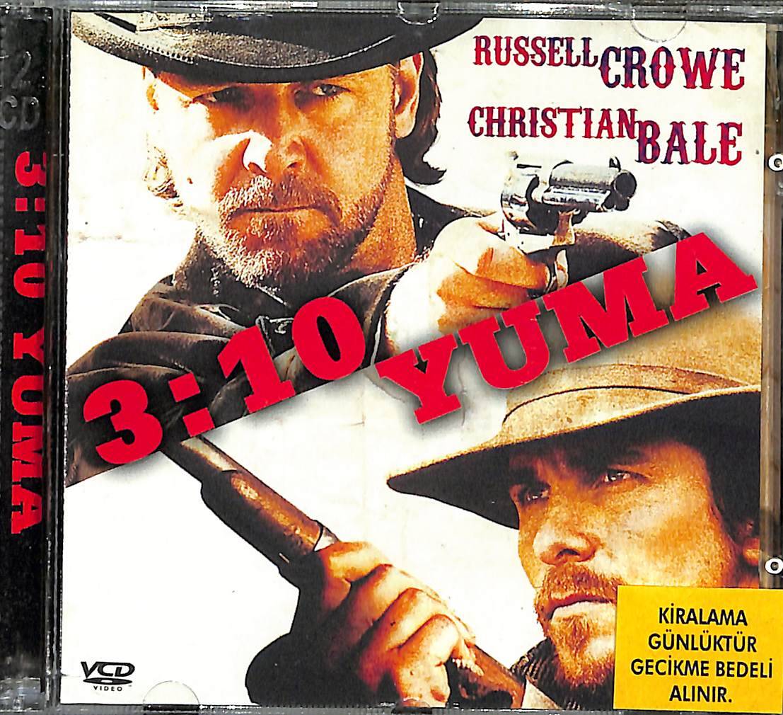 3:10 Yuma - 3:10 Treni (2007) Orjinal VCD Western Film ' Russell Crowe - Christian Bale' VCD27924 - 1