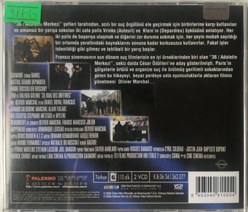 36 Adaletin Merkezi VCD Film VCD4561 - 2