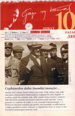 365 Gün Atatürk- 10 Şubat 2008 Takvim Yaprağı EFM(N)5767 - 1
