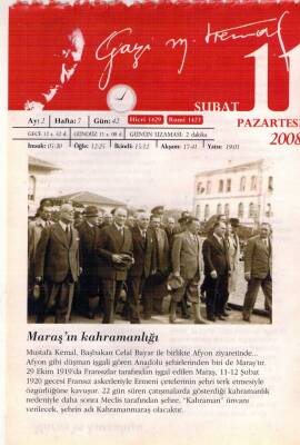 365 Gün Atatürk- 11 Şubat 2008 Takvim Yaprağı EFM(N)5768 - 1