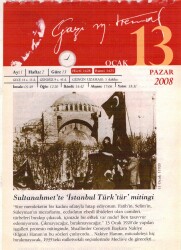 365 Gün Atatürk- 13 Ocak 2008 Takvim Yaprağı EFM(N)5748 - 1