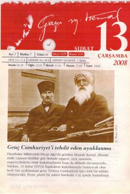 365 Gün Atatürk- 13 Şubat 2008 Takvim Yaprağı EFM(N)5770 - 1