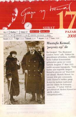 365 Gün Atatürk- 17 Şubat 2008 Takvim Yaprağı EFM(N)5774 - 1