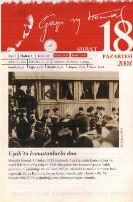 365 Gün Atatürk- 18 Şubat 2008 Takvim Yaprağı EFM(N)5775 - 1