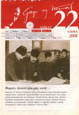 365 Gün Atatürk- 22 Şubat 2008 Takvim Yaprağı EFM(N)5779 - 3
