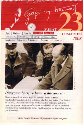 365 Gün Atatürk- 23 Şubat 2008 Takvim Yaprağı EFM(N)5780 - 1
