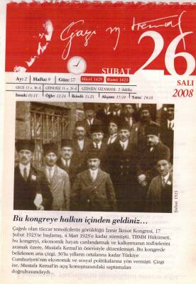 365 Gün Atatürk- 26 Şubat 2008 Takvim Yaprağı EFM(N)5783 - 2