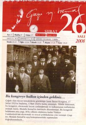 365 Gün Atatürk- 26 Şubat 2008 Takvim Yaprağı EFM(N)5783 - 1