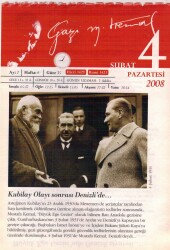 365 Gün Atatürk- 4 Şubat 2008 Takvim Yaprağı EFM(N)5761 - 1