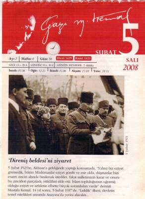 365 Gün Atatürk- 5 Şubat 2008 Takvim Yaprağı EFM(N)5762 - 1