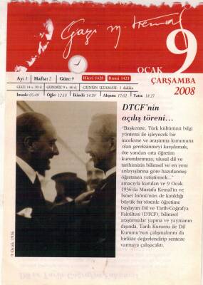 365 Gün Atatürk- 9 Ocak 2008 Takvim Yaprağı EFM(N)5745 - 2