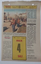 4 Aralık 1979 Takvim Yaprağı - Doğum Günü Hediyesi EFM(N)7415 - Gökçekoleksiyon