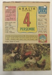 4 Aralık 1980 Takvim Yaprağı -Doğum Günü Hediyesi EFM(N)6468 - Gökçekoleksiyon