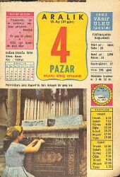 4 Aralık 1983 Takvim Yaprağı - Doğum Günü Hediyesi EFMN14691 - Gökçekoleksiyon