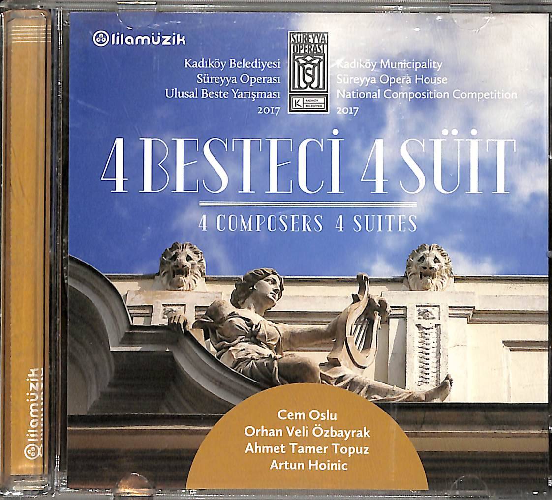 4 Besteci 4 Süit - 4 Composers 4 Suites CD (İkinci El) CD4828 - 1