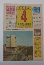 4 Ekim 1989 Takvim Yaprağı - Doğum Günü Hediyesi EFM(N)6590 - Gökçekoleksiyon