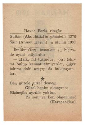 4 Haziran 1948 Takvim Yaprağı EFM884 - 4