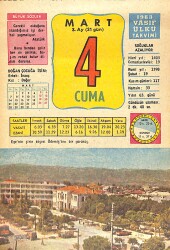 4 Mart 1983 Takvim Yaprağı - Doğum Günü Hediyesi EFMN15047 - Gökçekoleksiyon