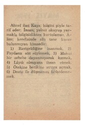 4 Mayıs 1948 Takvim Yaprağı EFM894 - 2