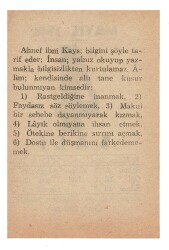4 Mayıs 1948 Takvim Yaprağı EFM894 - 4