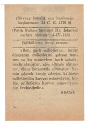 4 Nisan 1948 Takvim Yaprağı EFM902 - 4