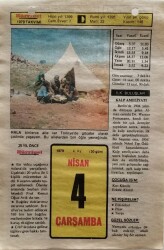 4 Nisan 1979 Takvim Yaprağı - Doğum Günü Hediyesi EFM(N)8509 - 1