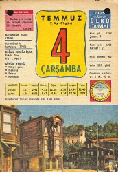 4 Temmuz 1979 Takvim Yaprağı - Doğum Günü Hediyesi EFM(N)12389 - Gökçekoleksiyon